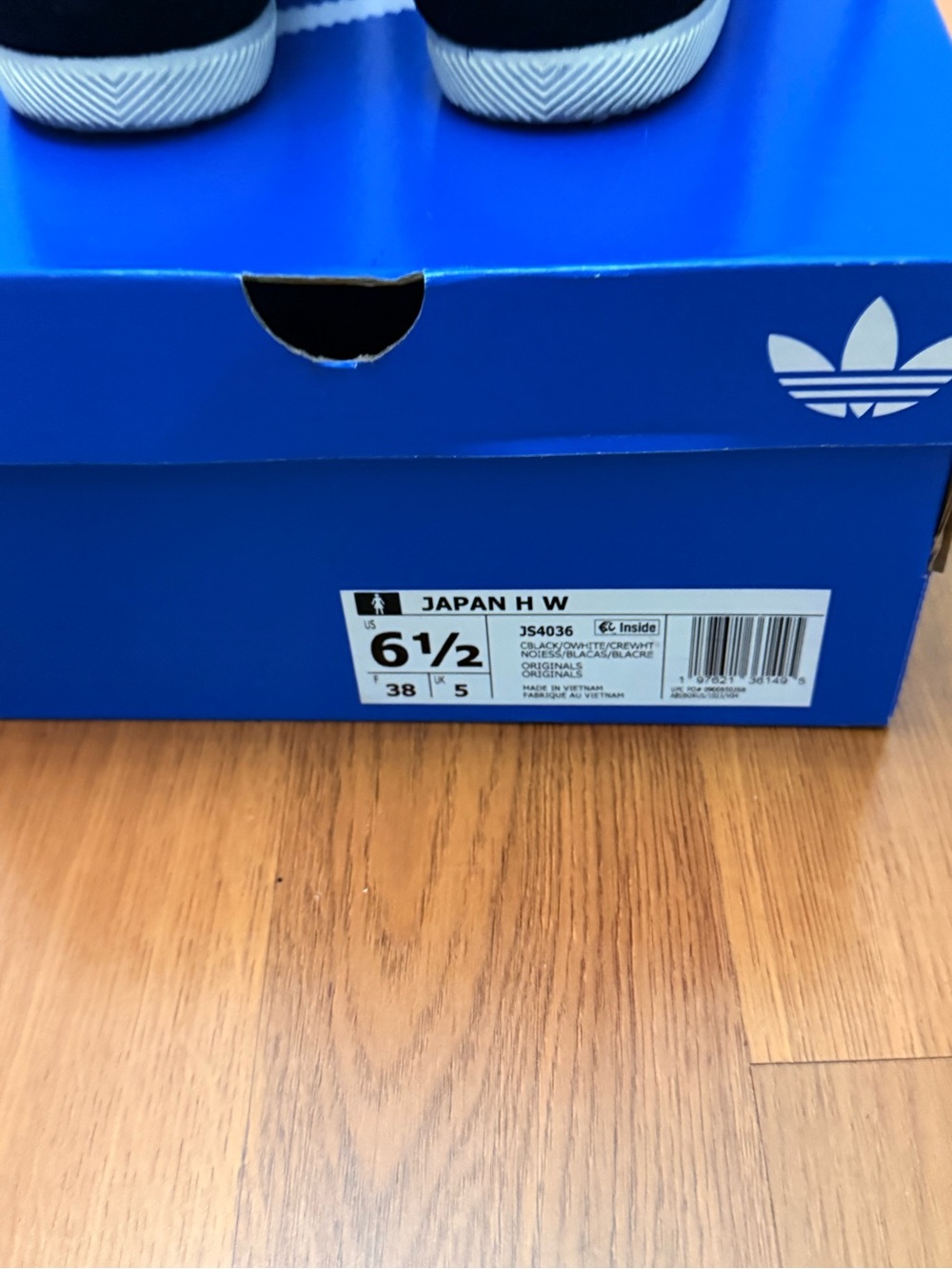 adidas Japan Hi-Top Sneakers - Black/White - Picture 6 of 6